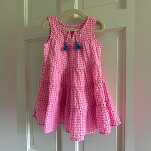 Hatley Girls Tiered Gigham Dress